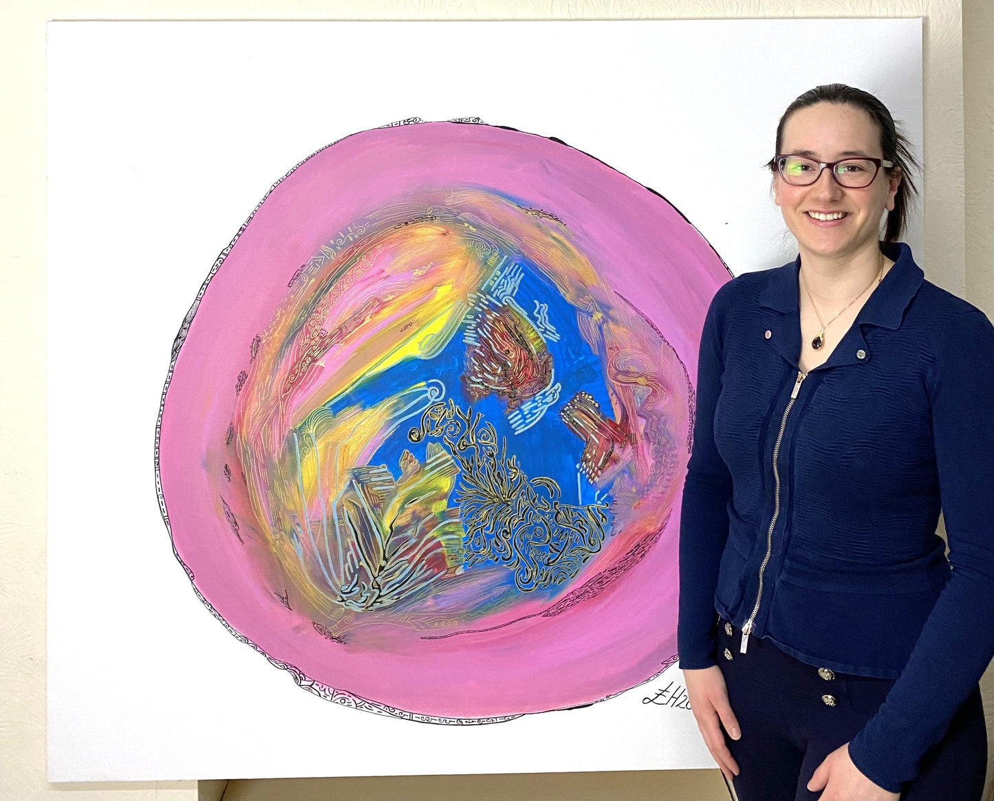 Thunder Conception – Feng Shui Abstract Acrylic Painting