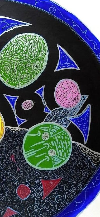 Water Womb – Feng Shui Abstract Acrylic Painting