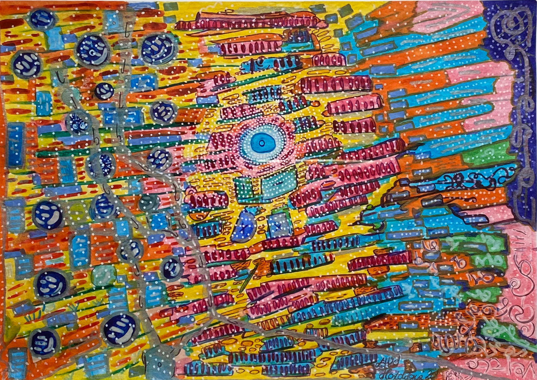 Smaller art piece called "Freedom" - fullsize and landscape canvas