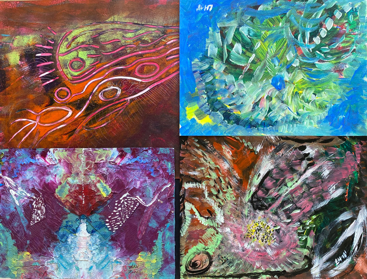 MESSAGES FROM THE PAINTING SERIES - Awake