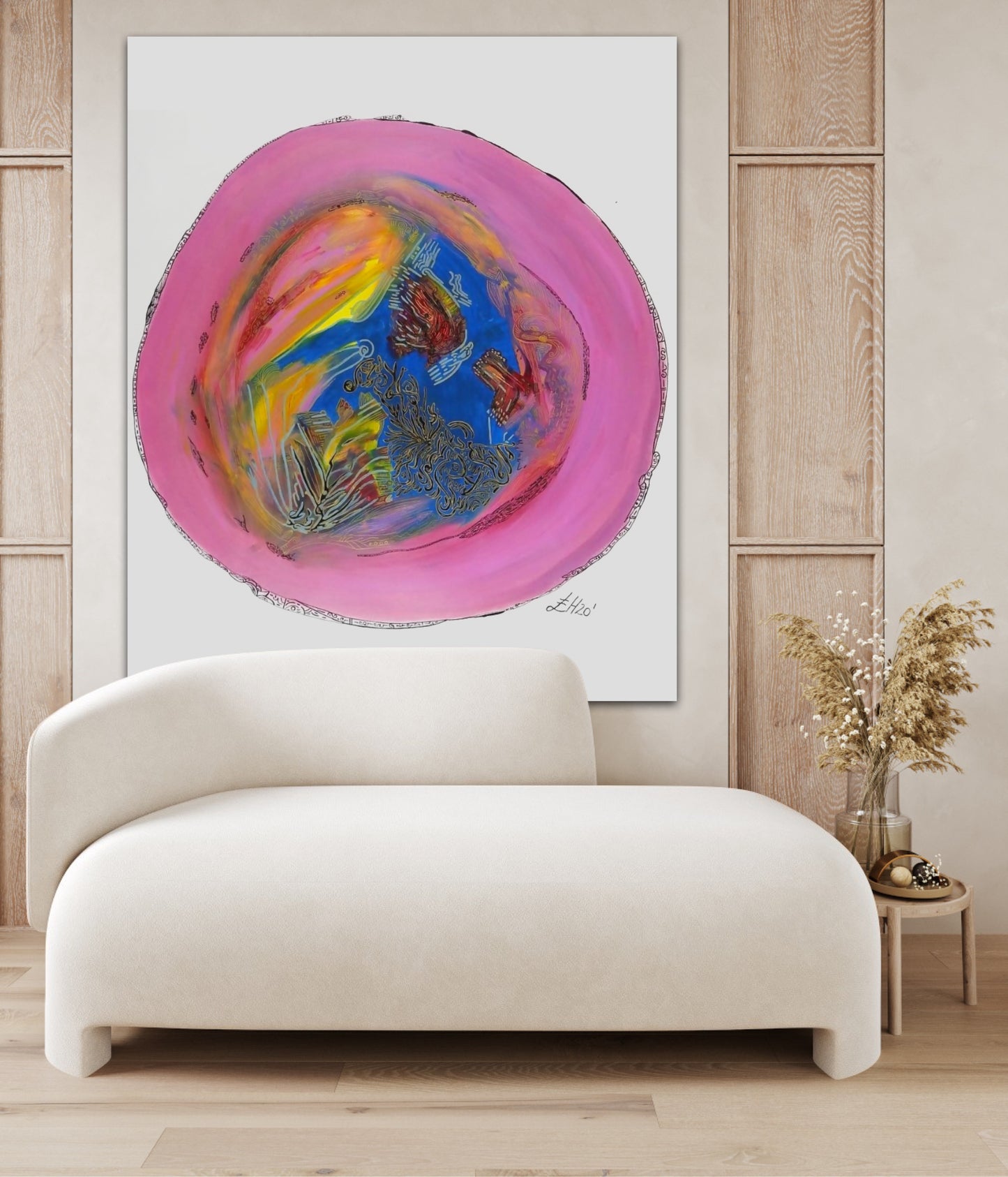 Thunder Conception – Feng Shui Abstract Acrylic Painting